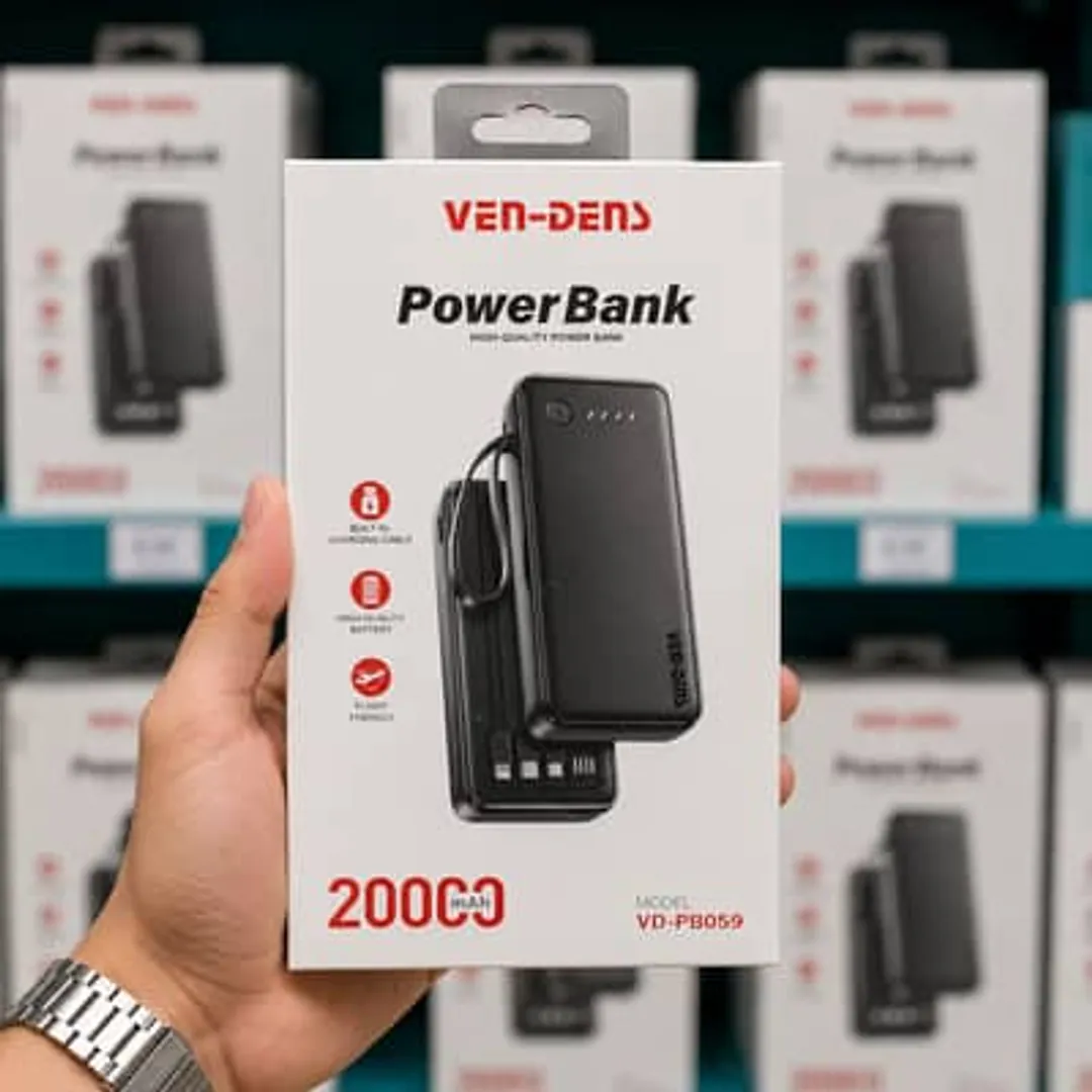 05aa0caa-c89c-476d-aa67-40549239bdd1 VEN-DENS 20000mAh Power Bank - Image 1