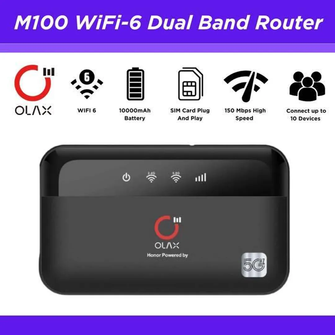 99bc005f-cde9-44f1-a524-eb98bad462d3 OLAX M100 Power Bank WiFi Router - Image 1