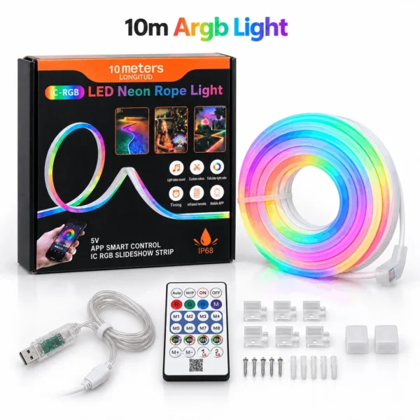 10M ARGB Neon Rope Light