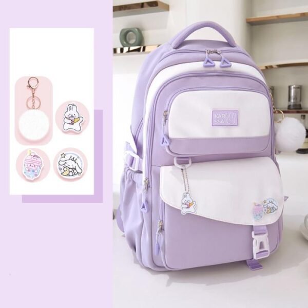 Cute Casual Premium Kids School Backpack – Mint Green